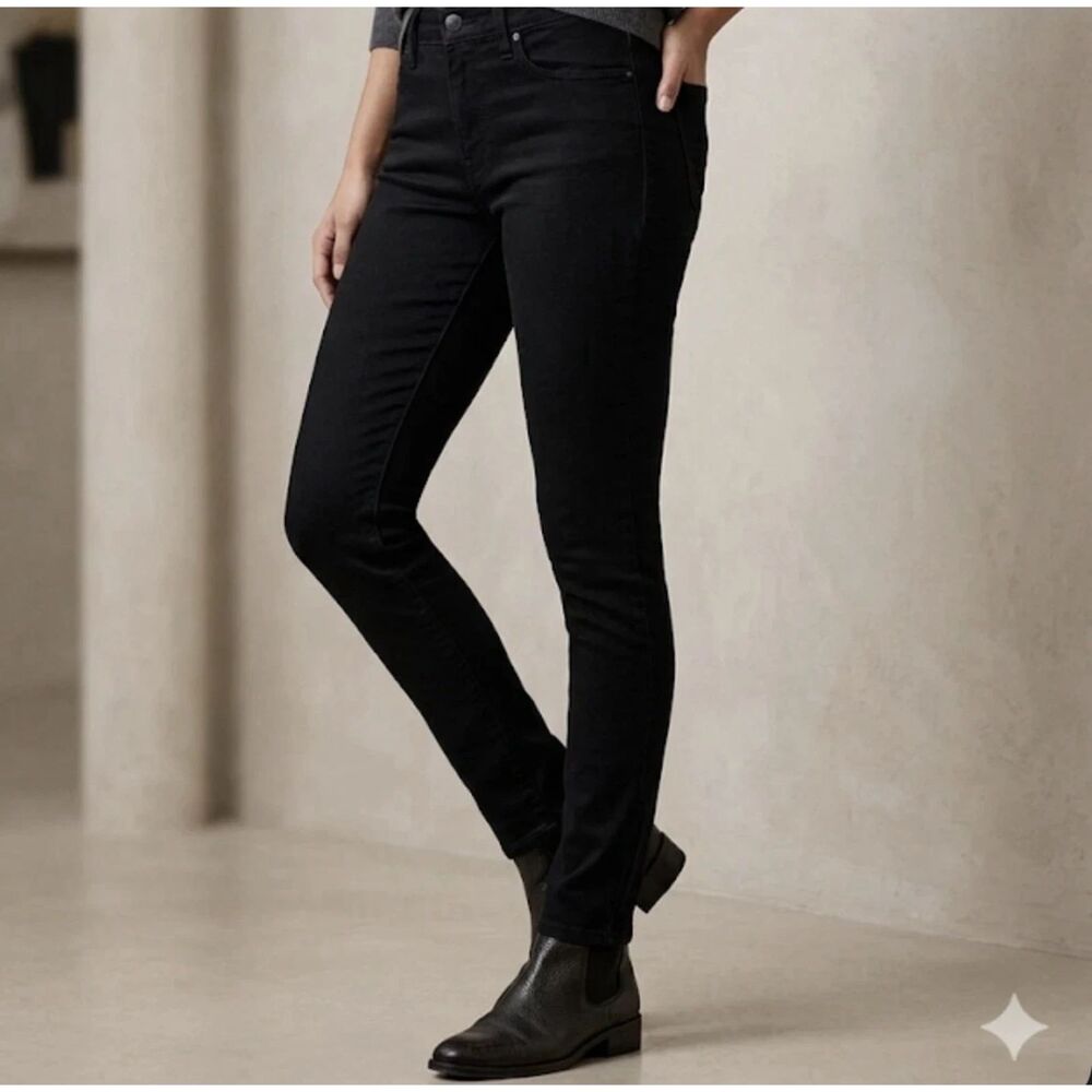 BDG Jeans Womens 27 Black Twig High Rise Skinny Denim Stretch Urban Outfitters